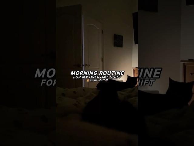 Morning routine for a 72 hr shift ‍️ #shortsvideo #firefighter #emt
