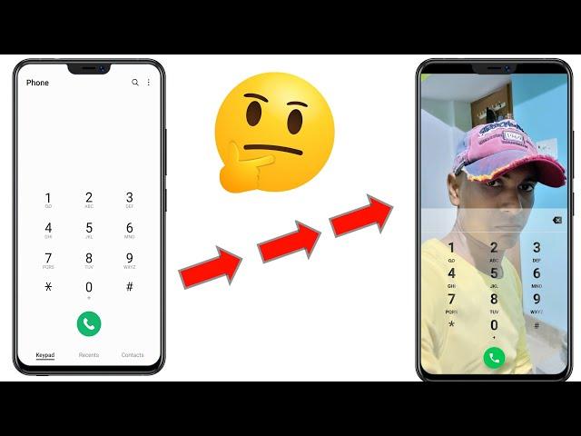 Phone Dialer me photo kaise lagaye ? | Apna photo ko call dialer ki background me kaise lagaye ?Most