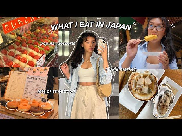 JAPAN VLOG  WHAT I EAT IN A WEEK IN TOKYO, tsukiji market, akihabara street food & days in my life