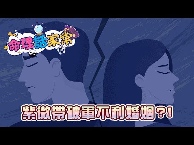 來互相傷害!!!紫微帶破軍不利婚姻?!《命理話家常#34》