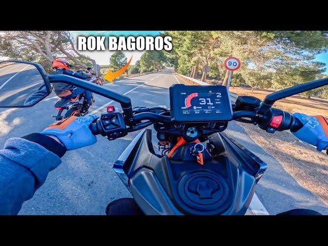 Riding the 2024 KTM 390 DUKE with ROK BAGOROS | 30 Years of Duke in Spain! @RokBagorosStuntrider