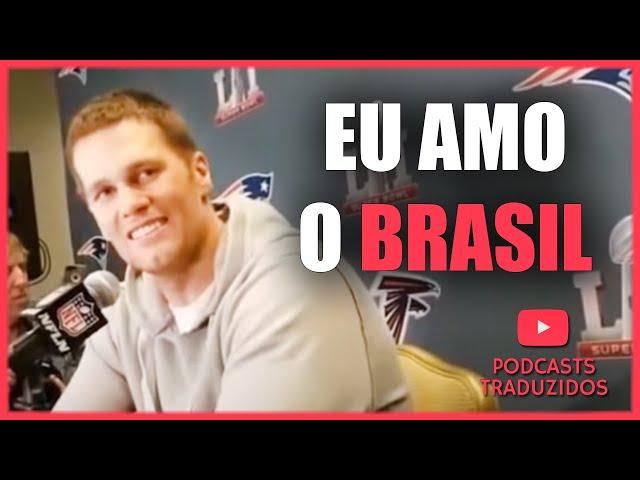 TOM BRADY FALA SOBRE FAMA DE SER "MARIDO DA GISELE" NO BRASIL | LEGENDADO