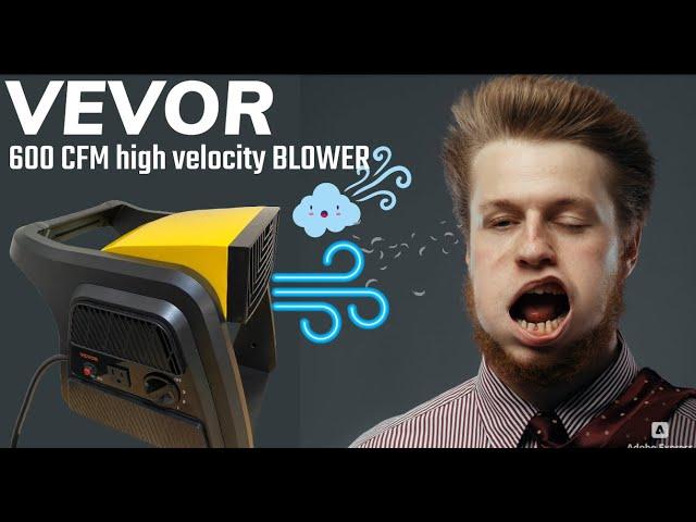 Vevor 600 CFM Floor Air Blower Unboxing & Demo