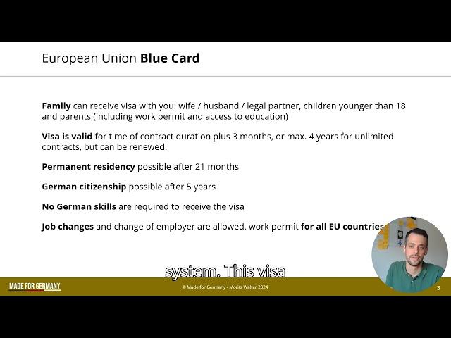 10 Minutes on German Visa Regulations