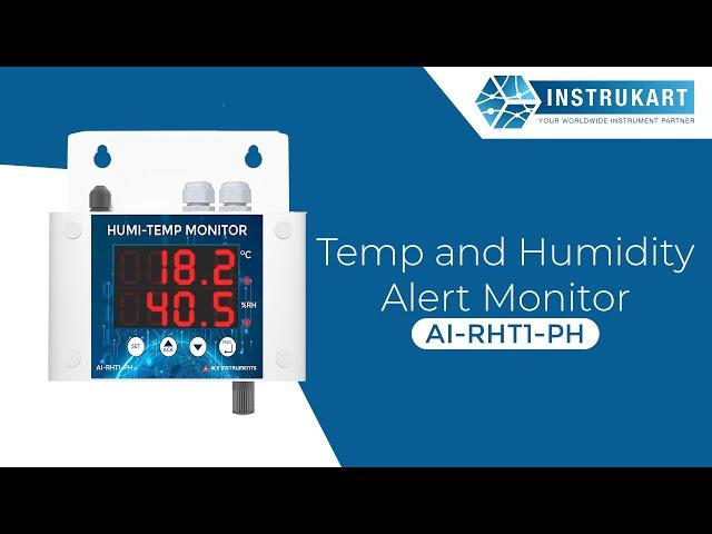 Temperature & Humidity Alert Monitor | Instrukart