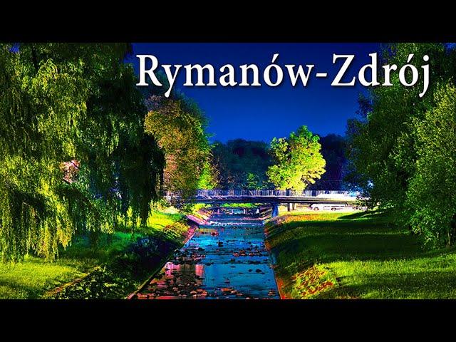 Rymanów Zdrój z lotu ptaka