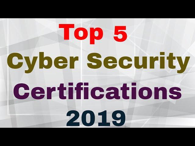 Highest Paying IT Security Certification