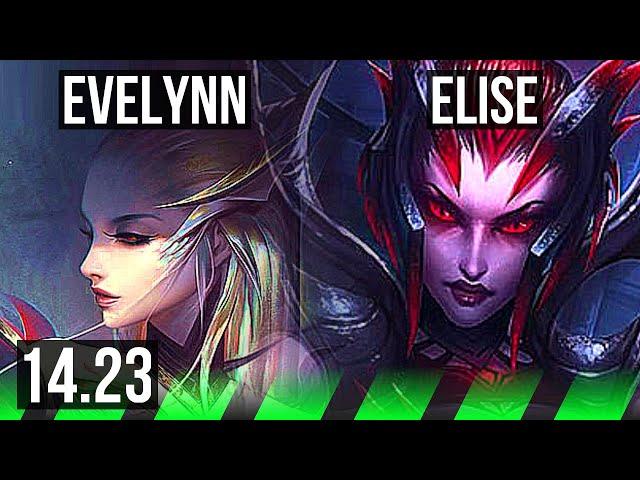 EVELYNN vs ELISE (JGL) | Rank 4 Eve | VN Challenger | 14.23