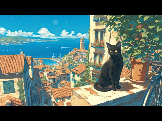 Chill Morning  ~ Lofi Cat  ~ Deep Focus to Relax//Study [ Lofi Hip Hop ~ Ghibli Lofi ]