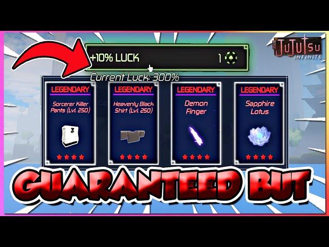 Jujutsu Infinite How To Get 300% Luck Guaranteed Legendary Drop But + Full Guide! (CODES)