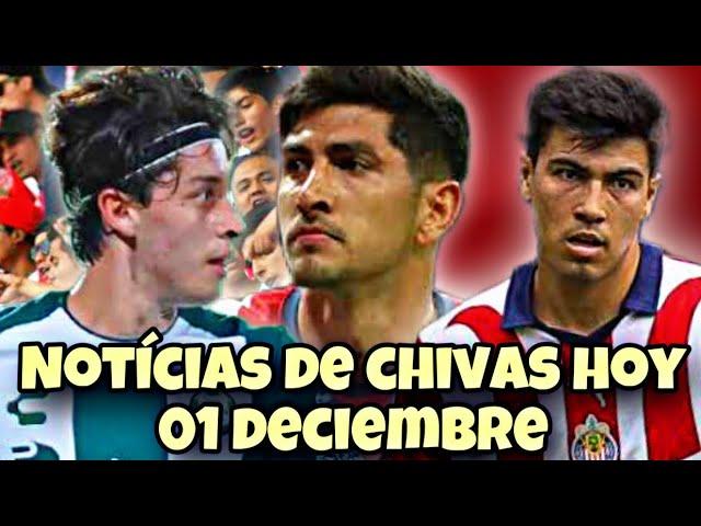 Notícias Chivas HOY 1 de diciembre Jordan Carrillo,Benjamín Sánchez, Érick Gutiérrez y Víctor Guzmán