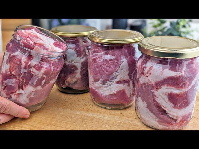 Instead of buying ham, I make ham in jars! Much better than from the store