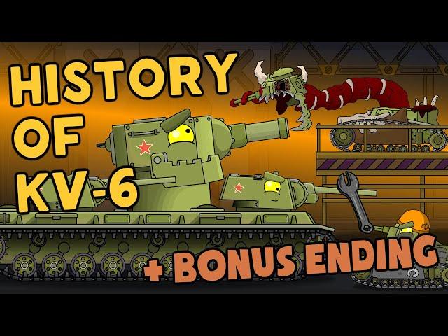 All episodes: The history of the creation of KV-6 + a bonus ending - Cartoons about tanks