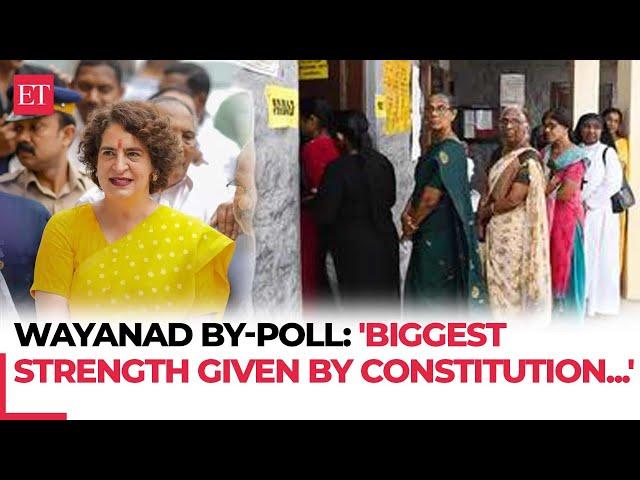 Wayanad by-election: Voting underway for Priyanka Gandhi's electoral debut