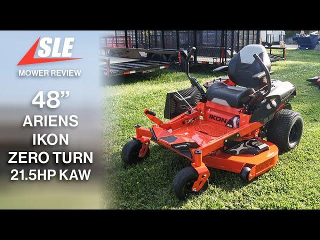 Review of Ariens 918003 Ikon 48" Zero Turn Mower 21.5HP KAW