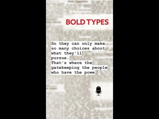 Bold Types: Episode 1 'Gatekeeping'