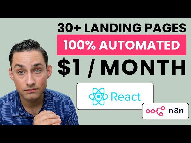 Domains to Dollars: AI Landing Page React App with n8n  - Part 2