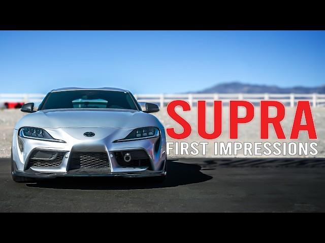 2021 Toyota GR Supra Premium 3.0 Track Impressions at Spring Mountain (Charleston Peak)