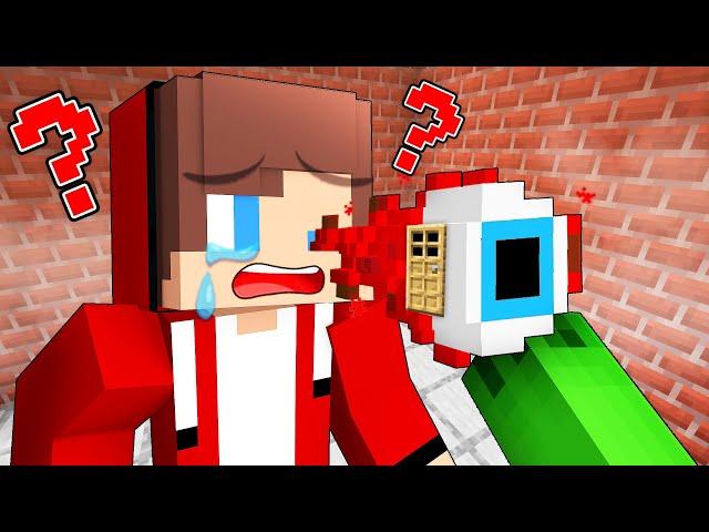 Mikey Built SECRET BASE Inside a JJ'S EYE - Minecraft Story of Maizen