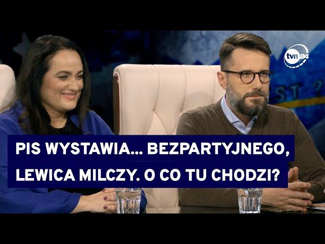 PiS ogłosi i poprze "bezpartyjnego" kandydata na prezydenta. Lewica nie boi się "łomotu" @TVN24