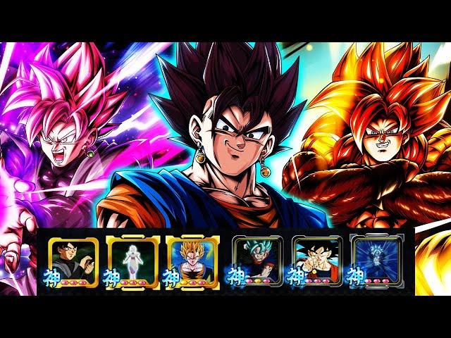 LF TRANSFORMING VEGITO BLUE BEST TEAMS & EQUIPMENTS! - Dragon Ball Legends