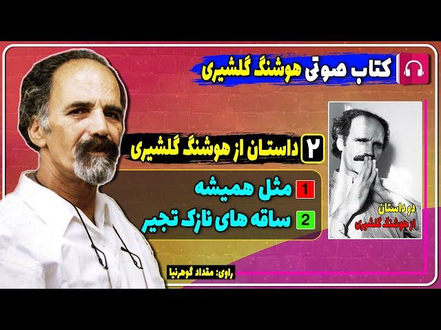کتاب صوتی دو داستان مثل همیشه و ساقه های نازک تجیر از هوشنگ گلشیری /  کتاب صوتی هوشنگ گلشیری