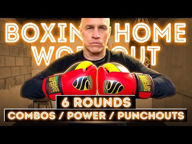 Boxing Workout 6 Rounds of Combos #boxingtraining #boxingworkout #heavybagworkout