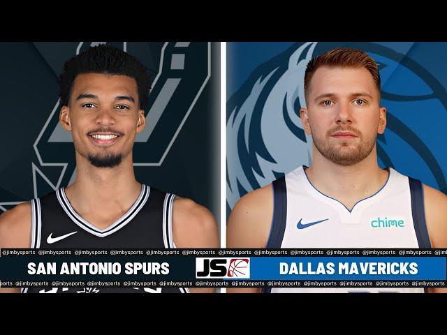 San Antonio Spurs vs Dallas Mavericks | NBA Live Scoreboard 2024