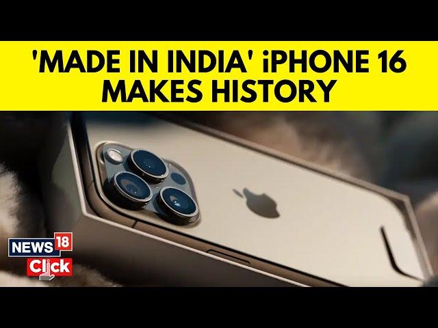 Made in India Iphone 16 Launches Globally With An Unusual Monday Debut | English News | N18G