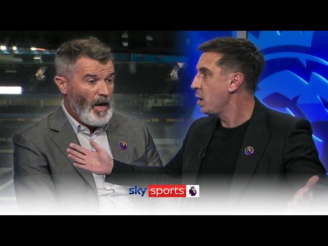 "Let me finish!"  | Keane & Neville CLASH over Cristiano Ronaldo