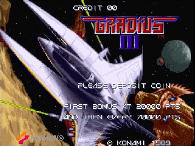 GRADIUS III グラディウスIII   伝説から神話へ 025 Return to The Star エンディング (arcade game music)