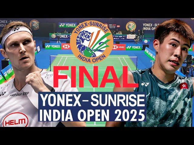 VIKTOR AXELSEN V/S LEE CHEUK YIU YONEX-SUNRISE INDIA OPEN 2025 | MEN'S SINGLES FINAL