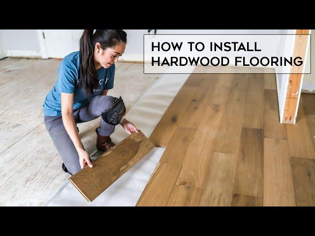 How To Install Hardwood Flooring (For Beginners!)