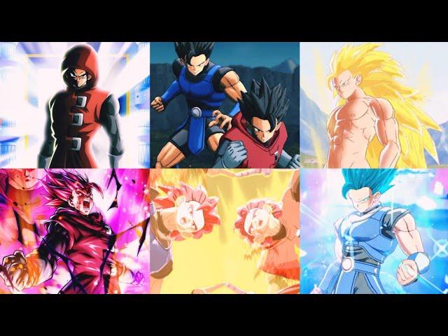 ALL SHALLOT & GIBLET SPECIAL CUTSCENES & TRANSFORMATIONS !! [Dragon Ball Legends]