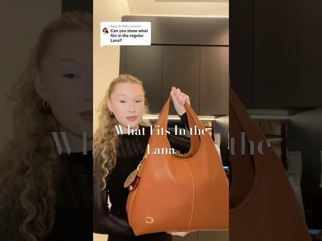 What fits in the Lana @coach #coachny #coachretailemployee #handbags #coachbag #bagreview