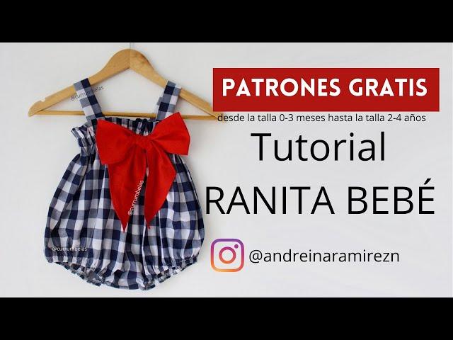 SUPER  FÁCIL Y RÁPIDO: Tutorial de COSTURA de ranita para bebé