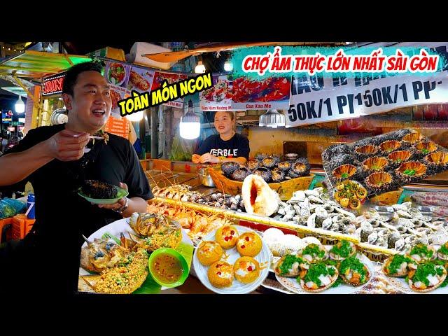 Khám Phá Chợ Ẩm Thực Lớn Nhất Sài Gòn Ăn Toàn Món Ngon Lạ Giá Rẻ
