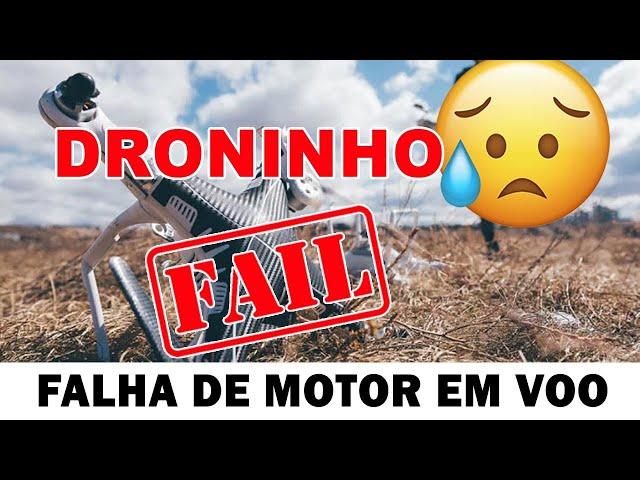 Falha em motor de um drone - hexa vs quad -  DRONE FAIL DRONE CRASH