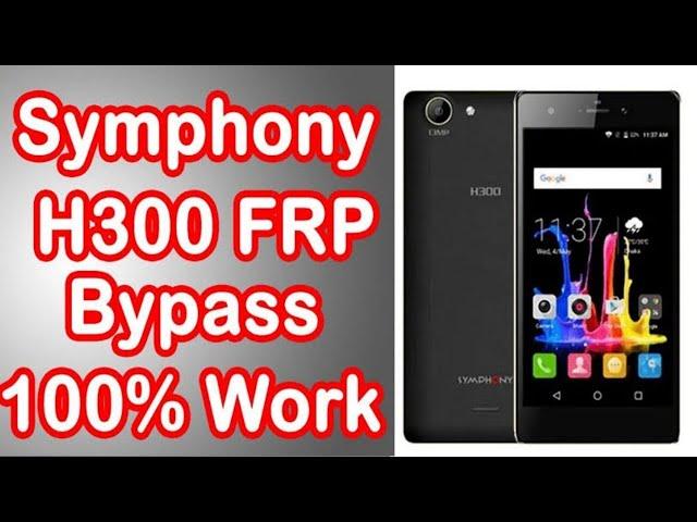 Symphony H300 Frp Bypass Gmail account unlock without pc 2023