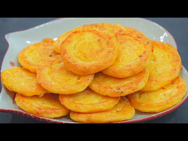 1 Potato and 1 Egg! Quick breakfast in 5 minutes!  Simple and delicious Potato recipes!