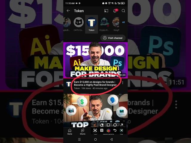 Earn $15,000 on designs for brands | Become a Highly Paid Brand Designer Tapswap Video code | 25 oct