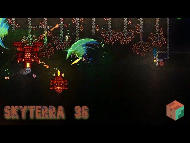 Terraria Tuesday - Getting the Terra Blade and finally beating Golem in Hardmode SkyTerra!