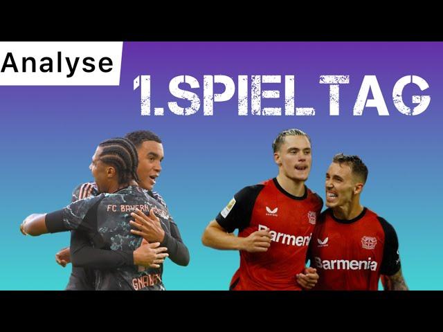 Leverkusen liebt immer noch die Nachspielzeit! Spieltagsanalyse Bundesliga 1.Spieltag 2024/25