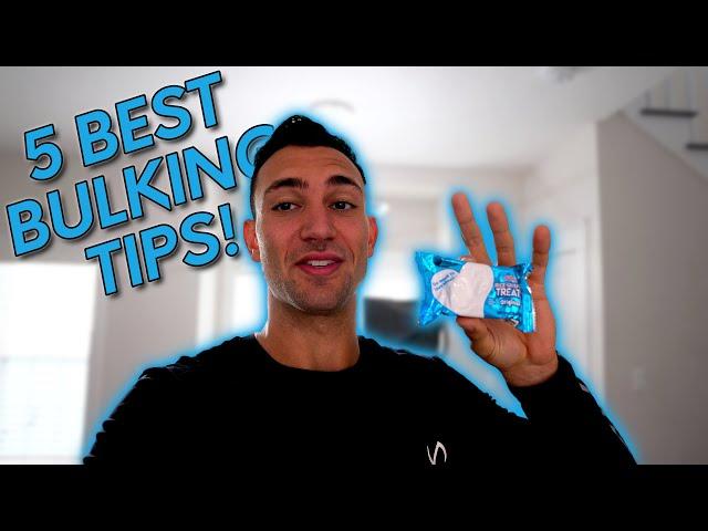5 Tips for LEAN BULKING + Answering Instagram DMs! *Use These to Bulk Right*