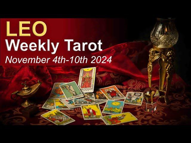 LEO WEEKLY TAROT READING "A JOURNEY BEGINS" November 4th to 10th 2024 #weeklytarotreading