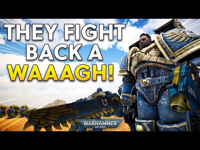 Can Space Marines hold the line against Ork WAAGH!? | UEBS 2 Warhammer 40K