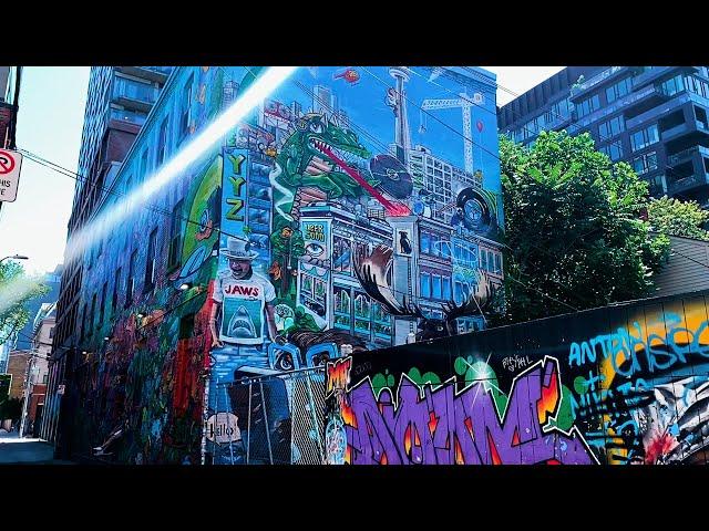 Graffiti Alley (Aug. 7, 2024) - Toronto, Ontario, Canada