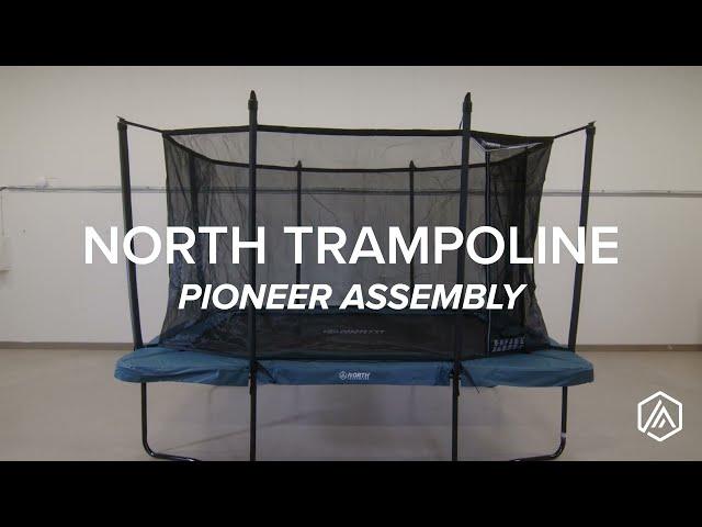 North Trampoline Pioneer Rectangular ASSEMBLY