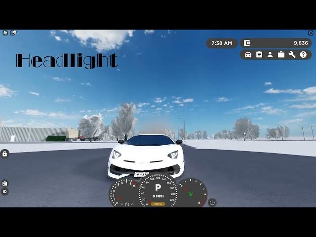 Roblox Greenville Car Review: Lamborghini Aventador SVJ