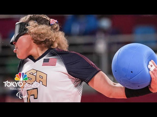 USA goalball makes incredible comeback, wins shootout to advance to gold medal game | NBC Sports